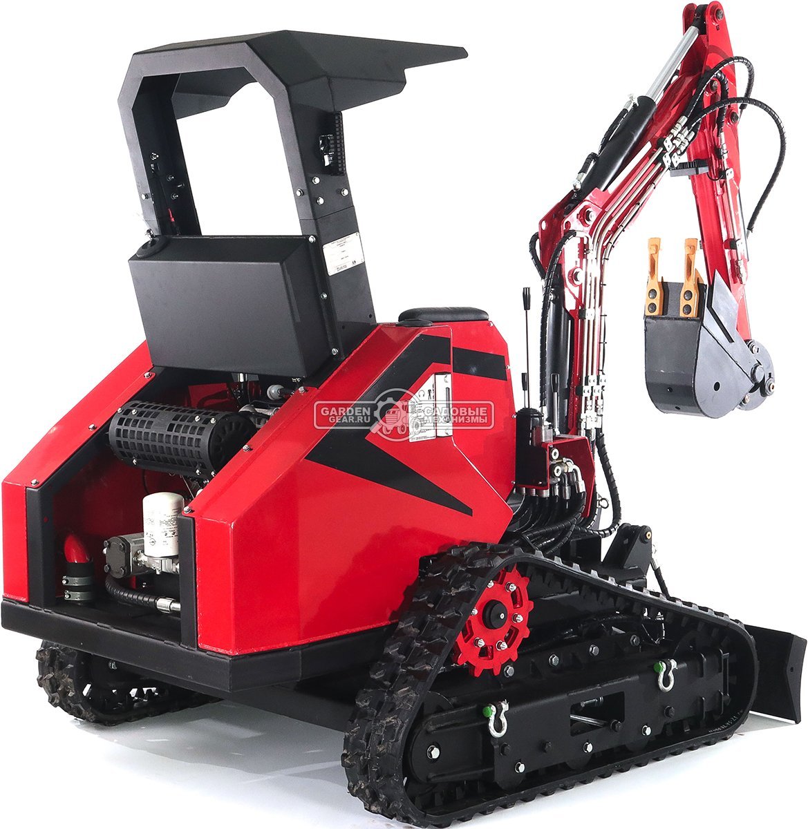 Гусеничный экскаватор RED Rhino RBZ-12 максимальная комплектация, Zongshen GB750EFI 30 л.с., глубина копания 2,1 м., ковш 250 мм., 1300 кг.