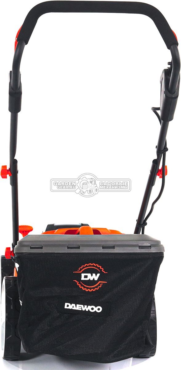 Газонокосилка аккумуляторная Daewoo DLM 4042Li SET с 2 АКБ 5 А/ч и ЗУ (PRC, 40 см, BL 2x21В, пластик, мульчирование, 50 л, 13.2 кг)