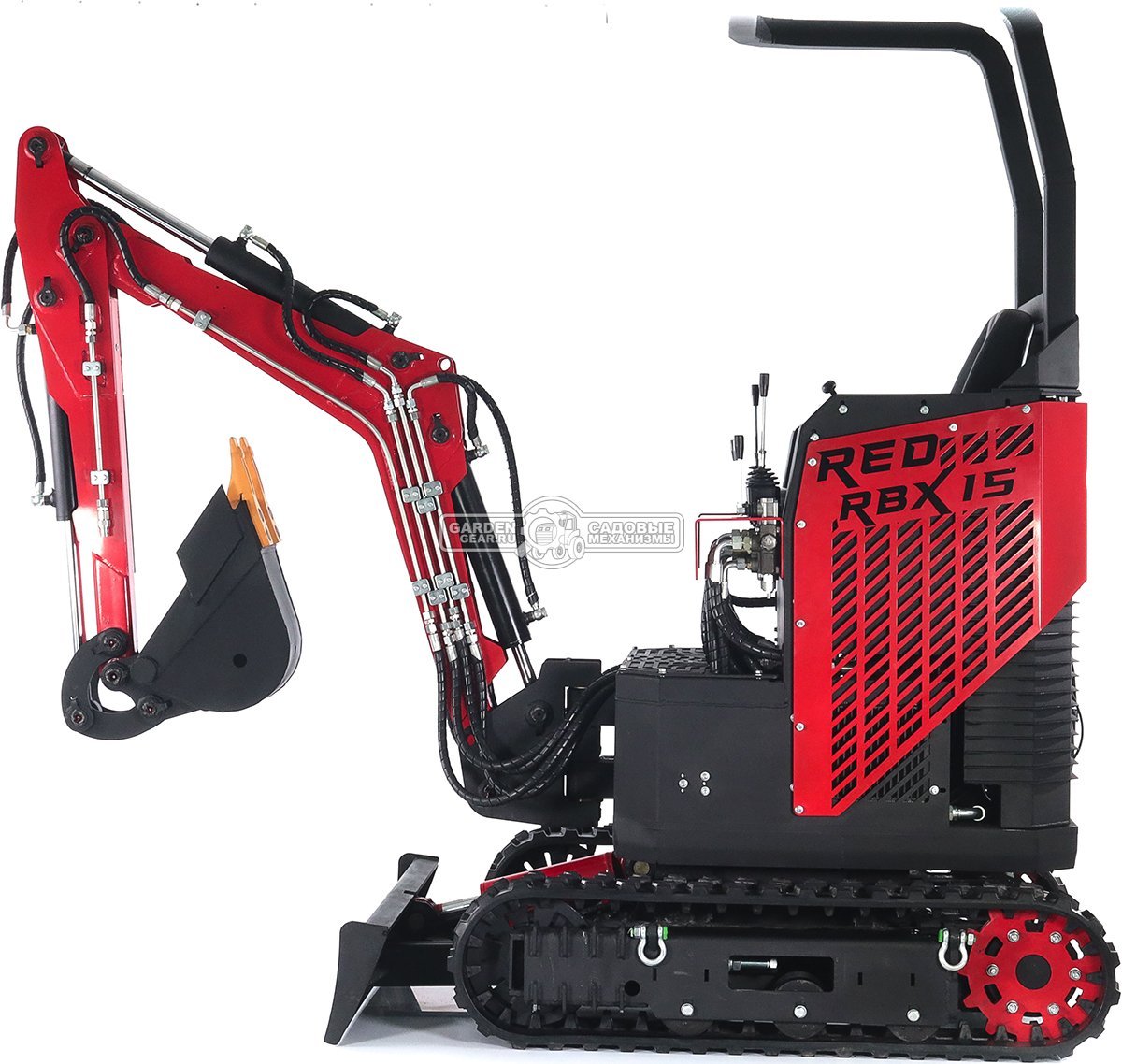 Гусеничный полноповоротный экскаватор RED Rhino RBX-15 Zongshen GB750EFI 30 л.с., глубина копания 2,0 м., ковш 250 мм., 1200 кг.