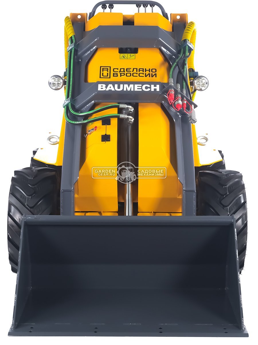 Универсальная машина мини-погрузчик Baumech ML-02 + ковш универсальный 90 см., с двигателем Zongshen GB460E