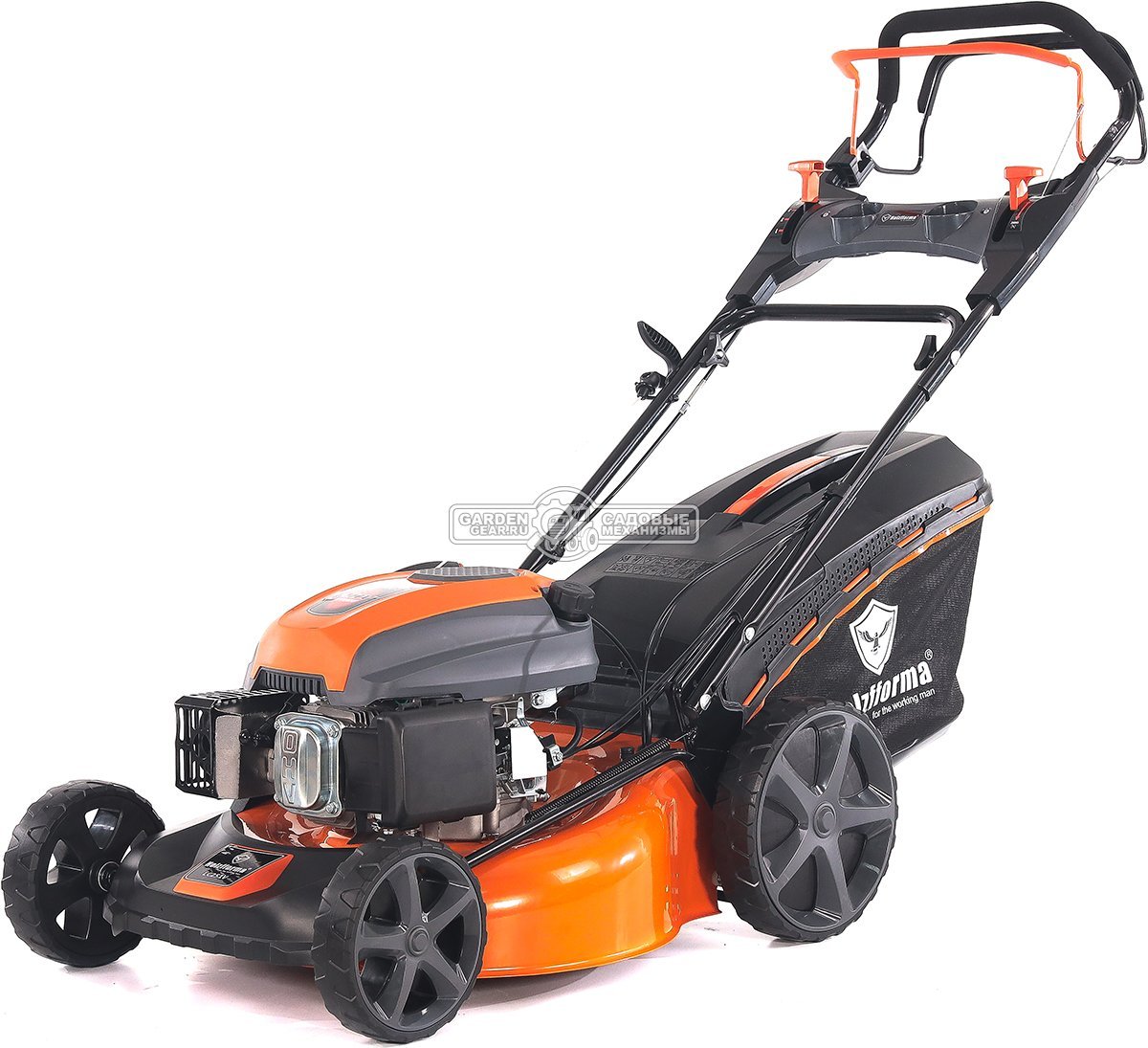 Газонокосилка бензиновая Holzfforma LC251V (PRC, 51 см, 196 см3, 3 в 1, Quattro Blade, вариатор, 65 л, 35 кг)