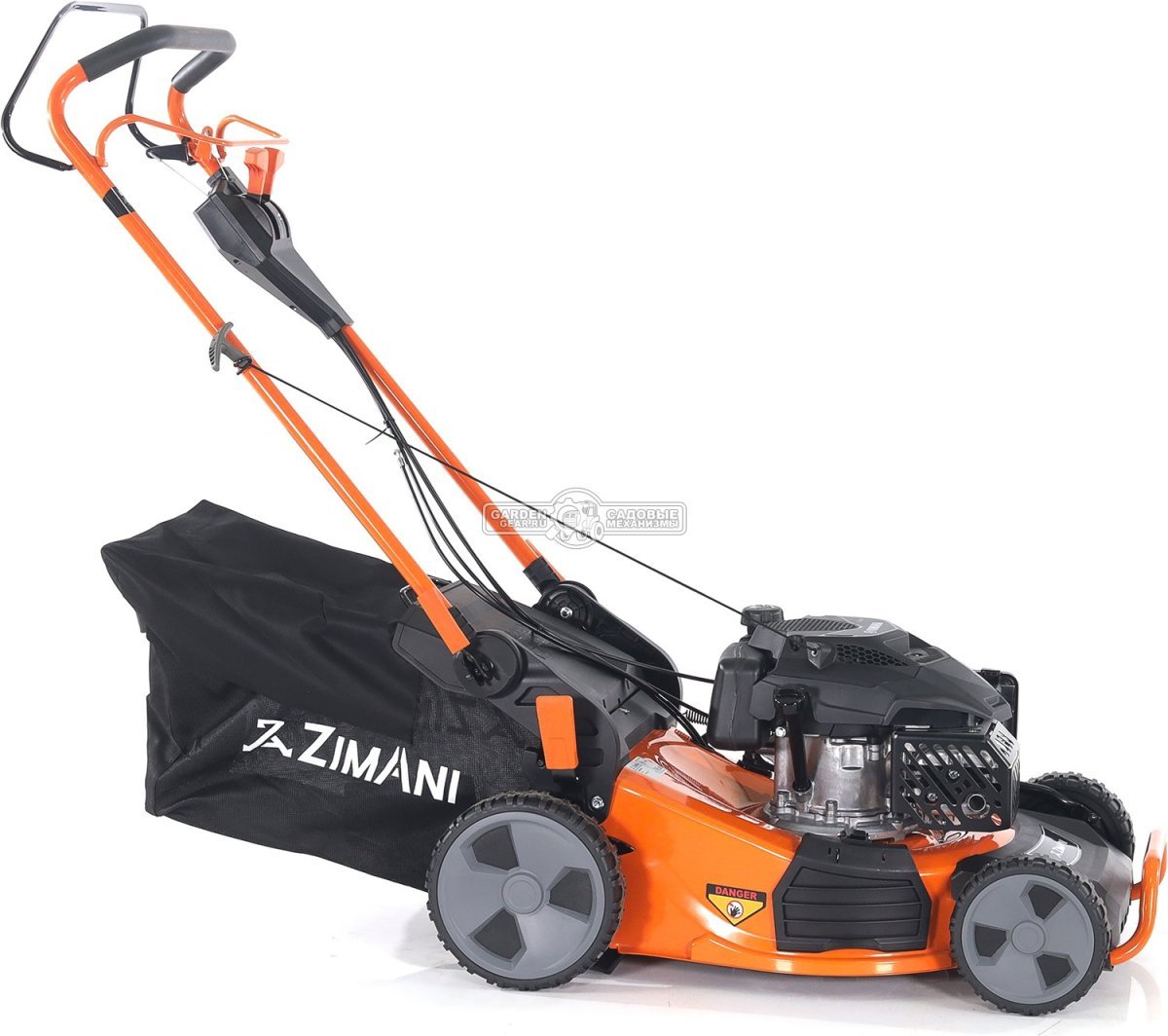 Газонокосилка бензиновая ZimAni LC548V (PRC, 48 см, Yamaha MA175, 174 см3, 3 в 1, Quattro Blade, вариатор, 80 л, 40 кг)