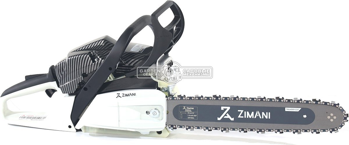 Бензопила ZimAni MS 212 Pro 16" (PRC, 38.6 куб.см., 1.8 кВт/2.4 л.с., 3/8", 1.3 мм, 55E, корпус Carbon Fiber, Walbro Carburetor, 4.6 кг)