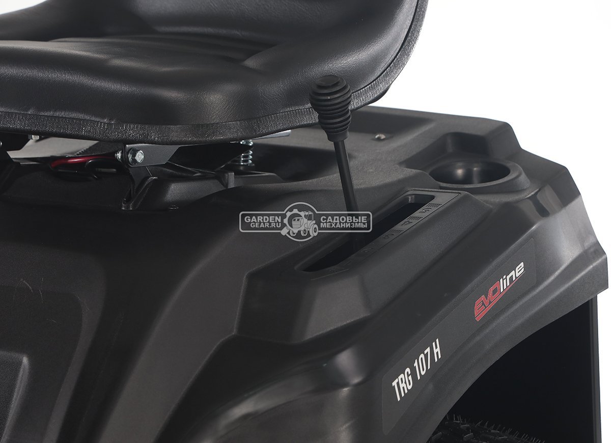 Садовый трактор Evoline TRG 107 H (PRC, Loncin, 546 куб.см., механика 5+1, ширина кошения 107 см., боковой выброс, 178 кг.)