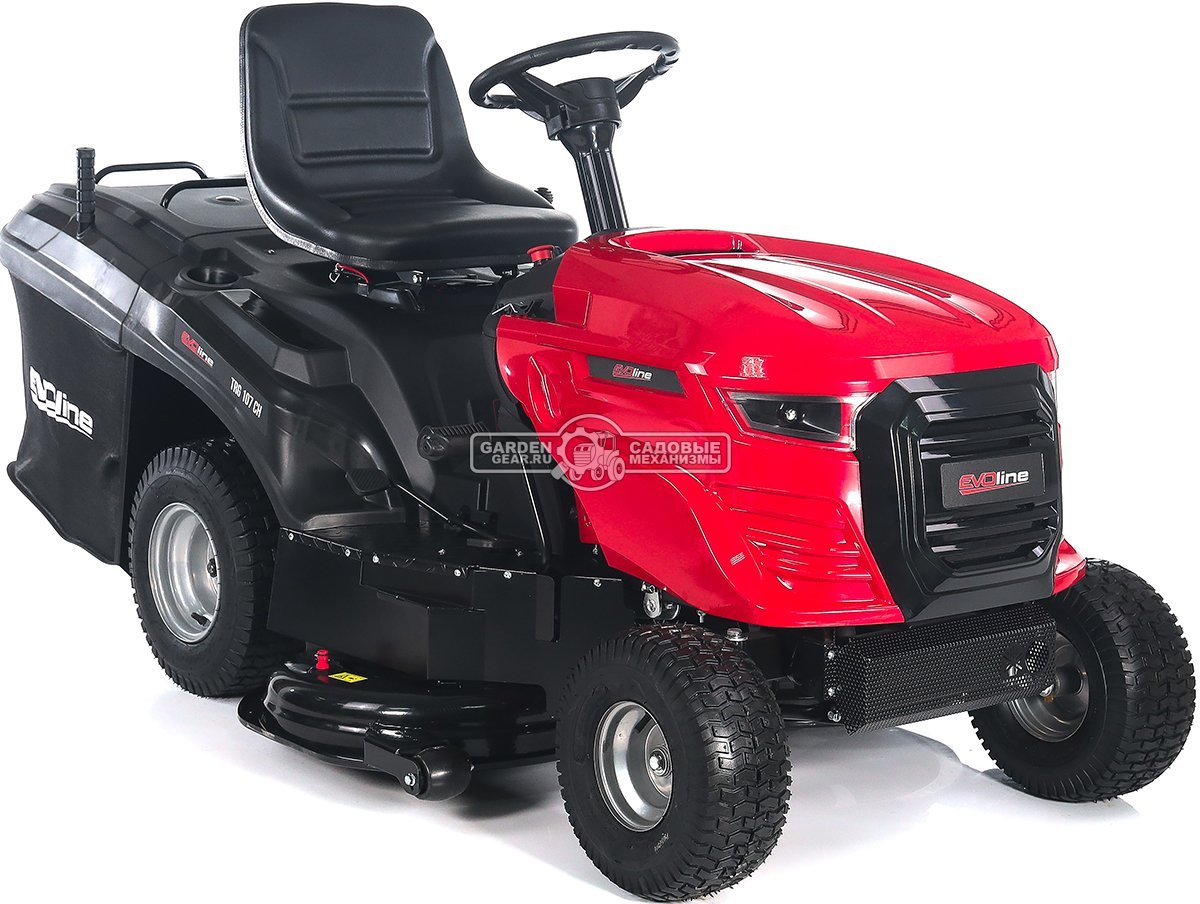 Садовый трактор Evoline TRG 107 CH (PRC, Loncin, 546 куб.см., гидростатика, ширина кошения 107 см, травосборник 220 л, 192 кг.)