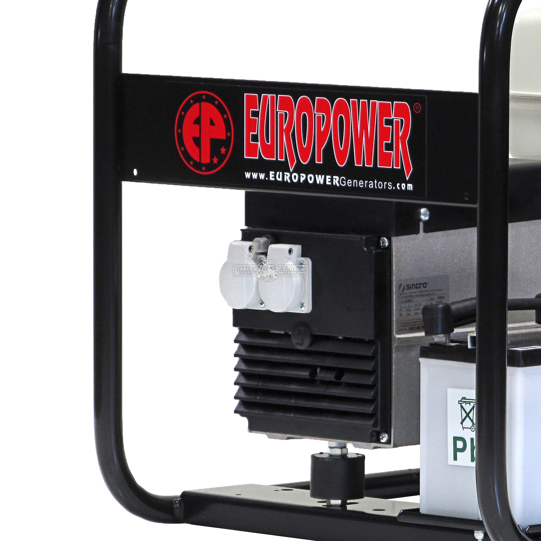 Бензиновый генератор Europower EP 6000E с электростартом (BEL, Honda, 389 см3, 6.0/5.4 кВт, 6.1 л, 87 кг)