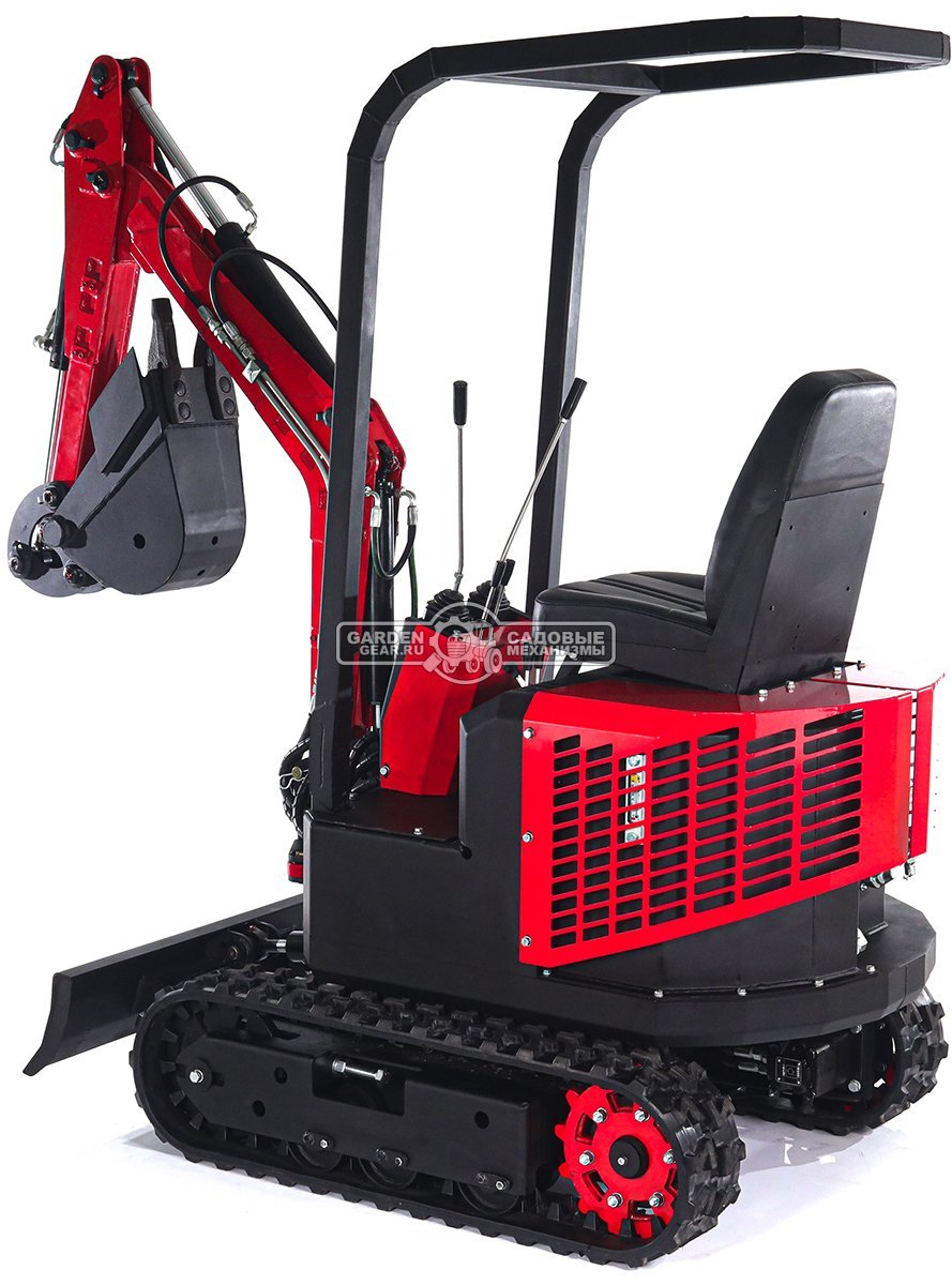 Гусеничный полноповоротный экскаватор RED LC-01 Lifan 15 л.с., глубина копания 1,6 м., 771 кг.