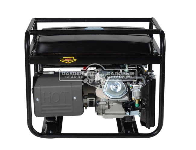 Бензиновый генератор Huter DY6500LX (PRC, Huter 389 см3, 230 В, 5 кВт, 22 л, эл. стартер,  АКБ - опция, 77 кг)