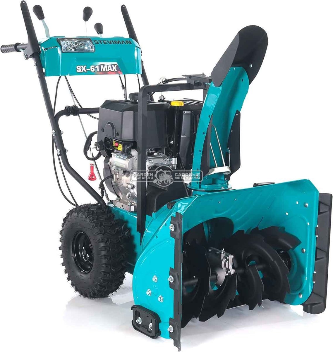 Снегоуборщик Steviman SX-61 Max (RUS, 61 см, Rato 301 см3, эл/стартер 220В, фара, скорости 6/2, 87 кг)