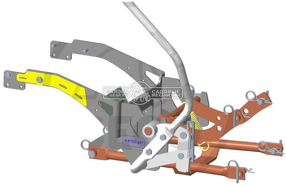 Сцепка для установки переднего навесного оборудования Caiman ZP5 для Comodo 4WD / ST24424W (серии UG)