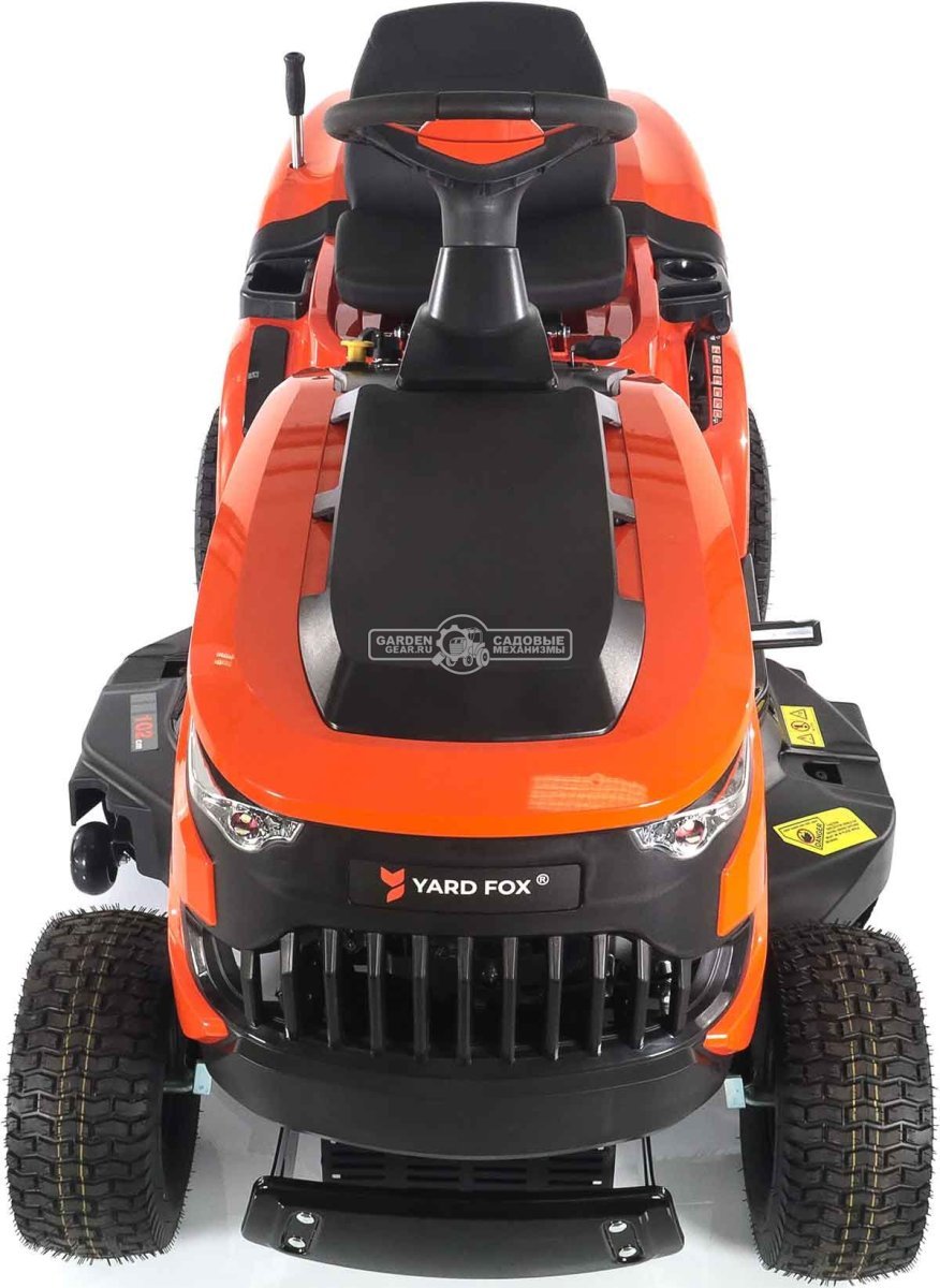 Садовый трактор Yard Fox T 102RDH (PRC, Loncin LC2P73F, 586 куб.см., гидростатика, травосборник 245 л, ширина кошения 102 см, 196 кг)