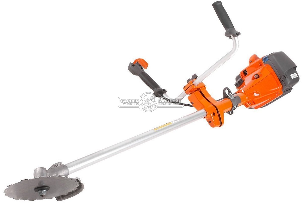 Бензиновый кусторез Husqvarna 555Fx (SWE, 53,3 куб.см., 2,8 кВт/3,8 л.с., диск кустореза Scarlett 225-24 1", оснастка Balance XT, 8,9 кг.)