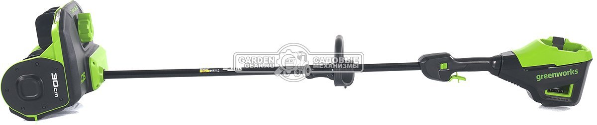 Снегоуборщик аккумуляторный / лопата GreenWorks GD60SS2 без АКБ и ЗУ (PRC, BL 60В, ширина 30 см, направляюшая выброса, 7.5 кг)