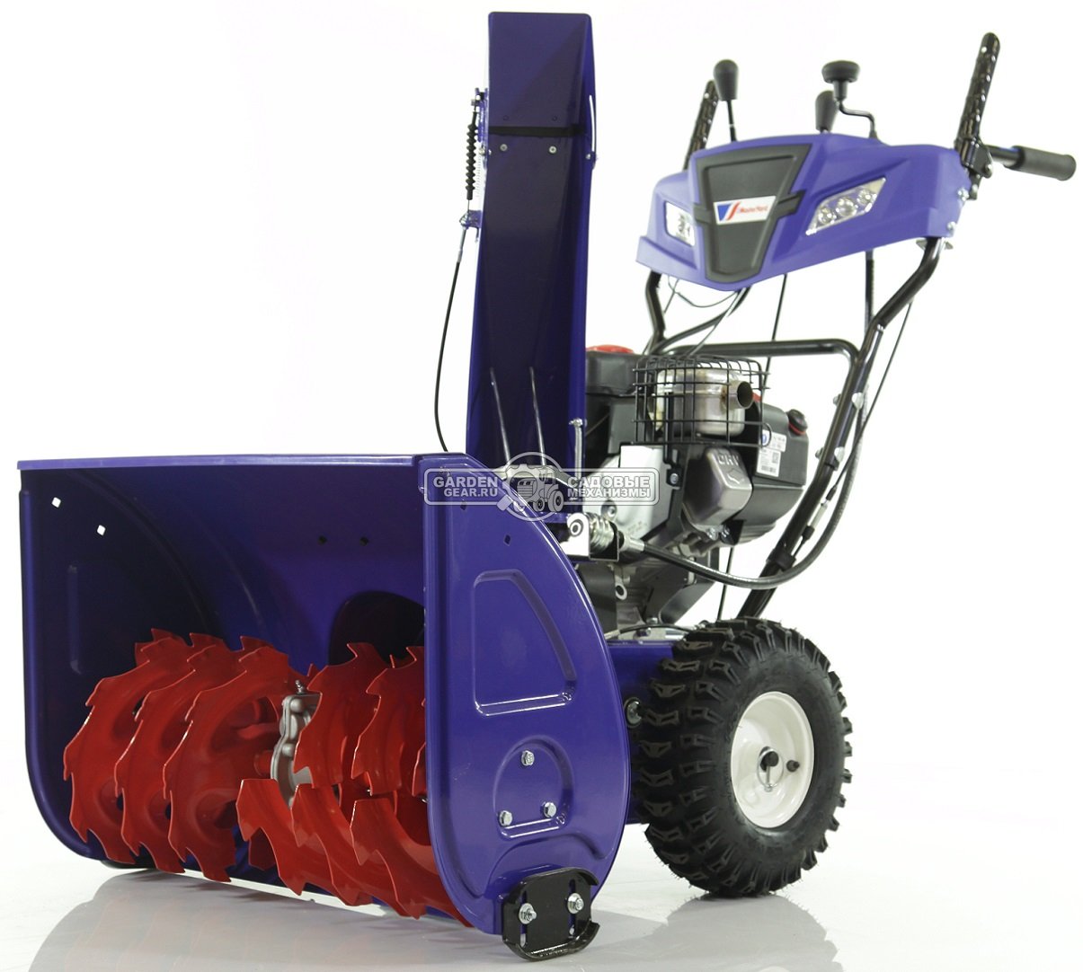 Снегоуборщик MasterYard MV 11528BE (PRC, 71 см, B&S 1150, 250 см3, эл/стартер 220В, фара, скорости 6/2, 90 кг)