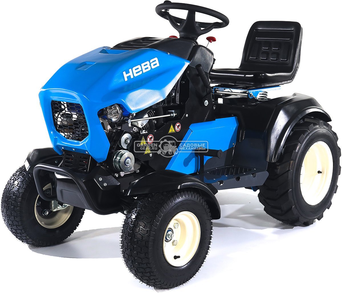 Садовый трактор Нева MT1-ZS (RUS, дека 110 см. - опция, Zongshen GB420SE, 420 см3, механич.трансмиссия, фара, боковой выброс, 395 кг)