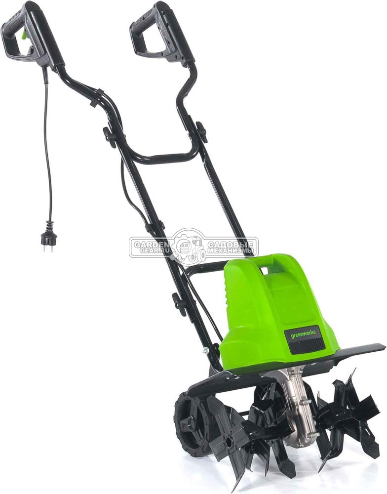 Культиватор электрический GreenWorks GTL1520 (PRC, 1500 Вт, 40 см, 11 кг)