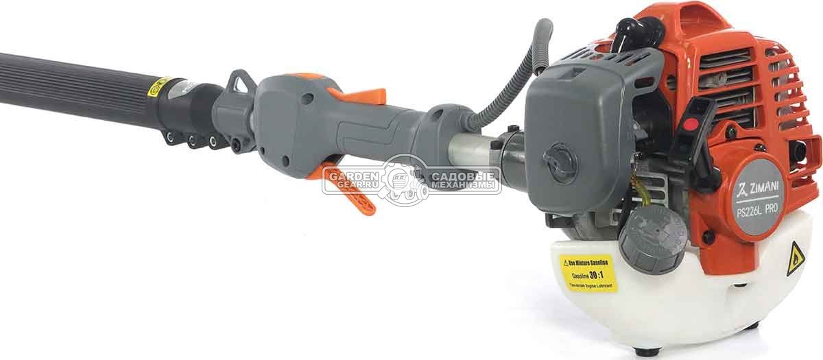 Высоторез бензиновый ZimAni PS226L Pro длина 4.2 м (PRC, 25,4 см3, Zenoah G26, 0,85 кВт/1,2 л.с., Walbro, 12", 3/8", 1,3 мм., 44E, 7,6 кг.)