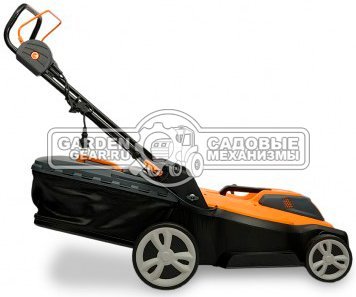 Газонокосилка электрическая Villartec ME 1843 (PRC, 1800 Вт, 43 см, пластик, мульчирование, 50 л, 17.6 кг)