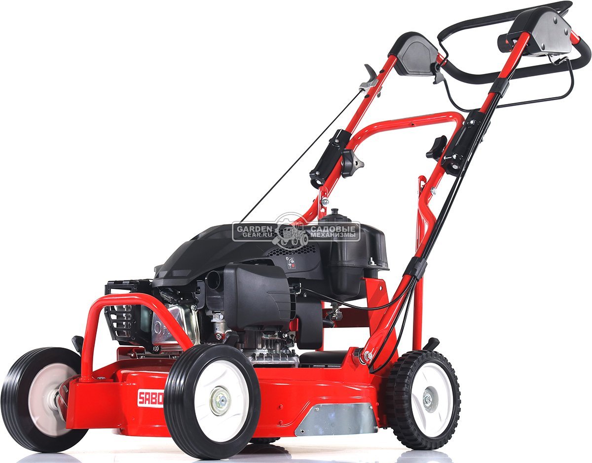 Газонокосилка бензиновая SABO 52-PRO SKA PLUS (GER, 50 см., Yamaha, 190 куб.см., бак - 6 л., алюминий, вариатор, боковой выброс, 51 кг.)