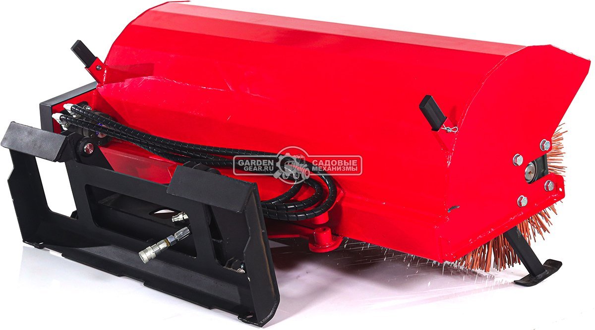 Щетка коммунальная RED 160 см. с шарнирным поворотом в 2 стороны для мини-погрузчика, 192,5 кг. 