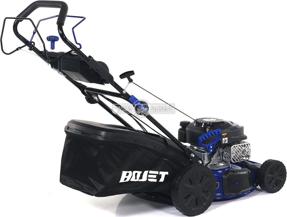 Газонокосилка бензиновая Bojet GLMS-46 (PRC, 46 см, Rato, 149 см3, сталь, вариатор, 3 в 1, 65 л, 27 кг)