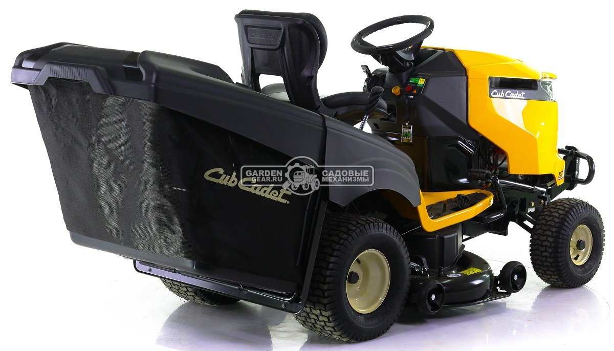 Садовый трактор Cub Cadet XT2 PR106iE (USA, Cub Cadet 679 EFI, V-Twin, 679 куб.см., гидростатика, травосборник 320 л., ширина кошения 106 см., 253 кг)