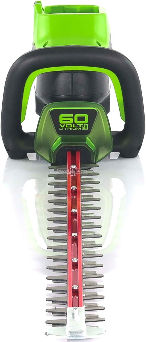 Кусторез аккумуляторный GreenWorks GD60HT66 без АКБ и ЗУ (PRC, BL 60В, 66 см, ветки до 28 мм, 3.2 кг)