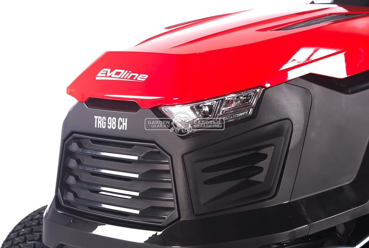 Садовый трактор Evoline TRG 98 CH (PRC, Loncin 452 куб.см., гидростатика, ширина кошения 96 см, травосборник 245 л, 200 кг.)