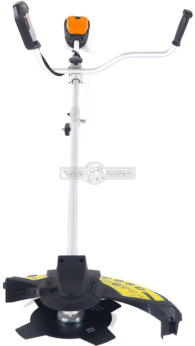 Мотокоса аккумуляторная Yard Fox BC4025B SET с АКБ 4.0 А/ч и ЗУ (PRC, 40В, BL, нож 3T + леска 2.0 мм, разъем, Т-ручка, 6.0 кг)