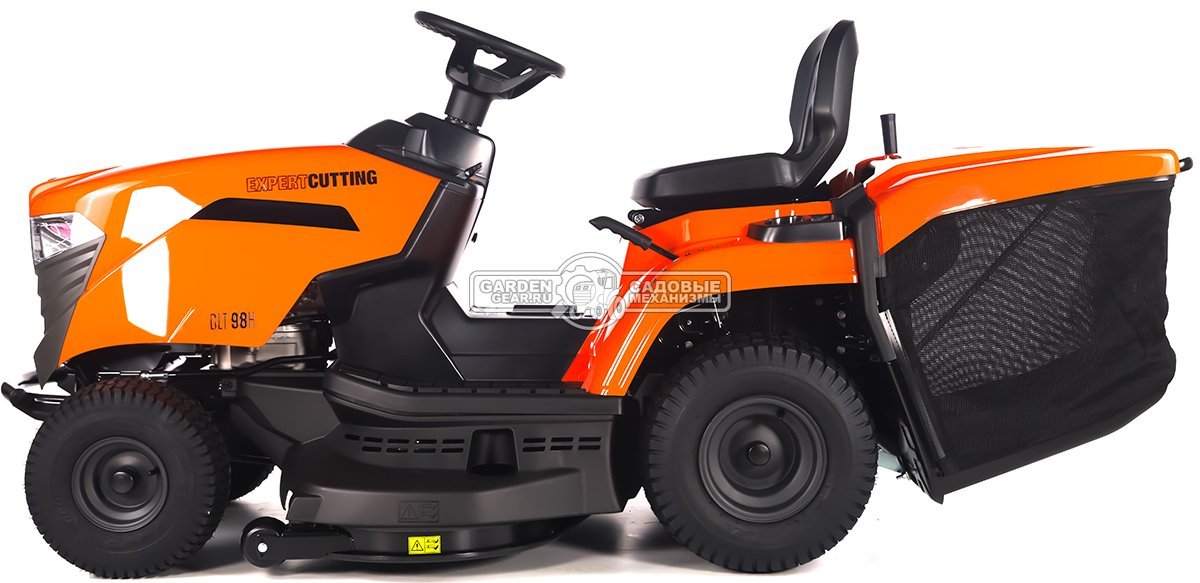 Садовый трактор Daewoo DLT 98H (PRC, Stiga ST500, 452 куб.см., гидростатика, ширина кошения 98 см, травосборник 240 л, мульчирование, 193 кг)
