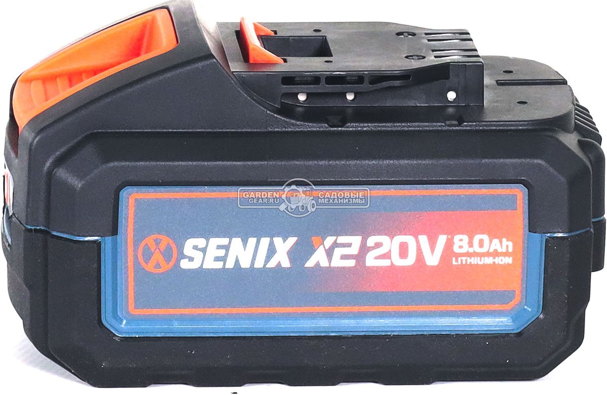 Аккумулятор Senix B80X2 (PRC, Li-ion, 20В, 8.0 А/ч)