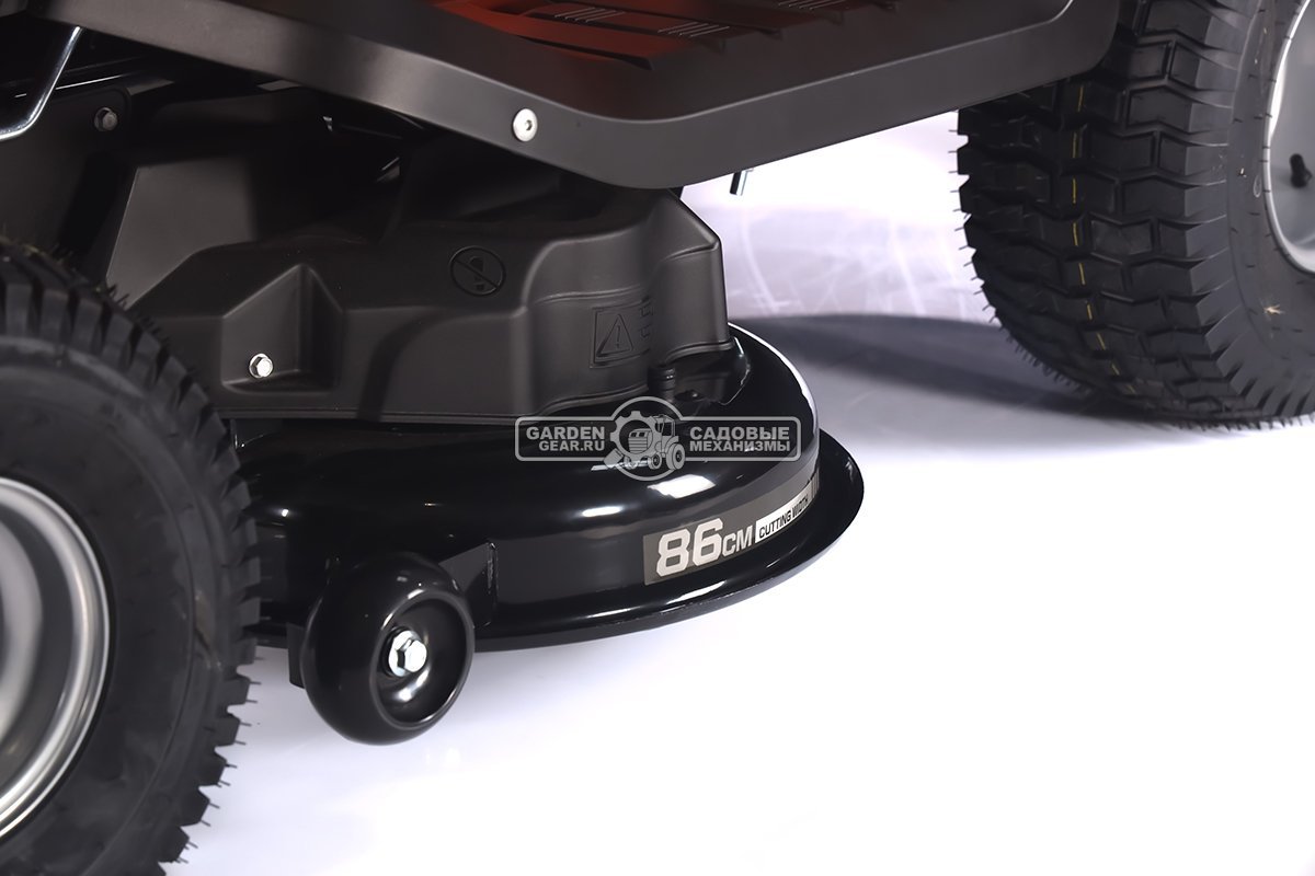 Садовый трактор Yard Fox Optima T 86 RBH (PRC, Loncin 432 куб.см., гидростатика, травосборник 260 л, ширина кошения 86 см, 190 кг)