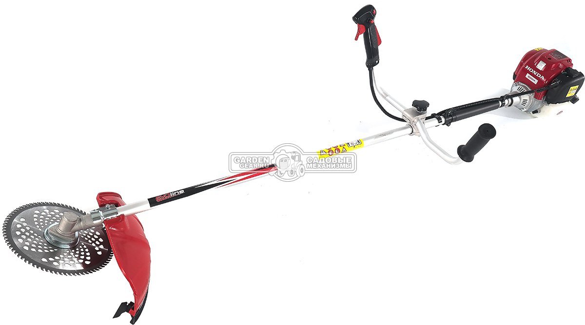 Бензокоса EVOline BCG 35H (4T) 4-х тактная (PRC, Honda 35.8 см3, 1.3 л.с., леска 2.5 мм + нож + пильный диск, ремень, 7.3 кг)