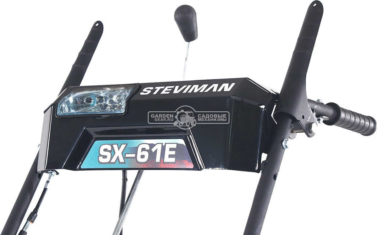 Снегоуборщик Steviman SX-61E (RUS, 61 см, Korona 212 см3, эл/стартер 220В, фара, скорости 6/2, 85 кг)