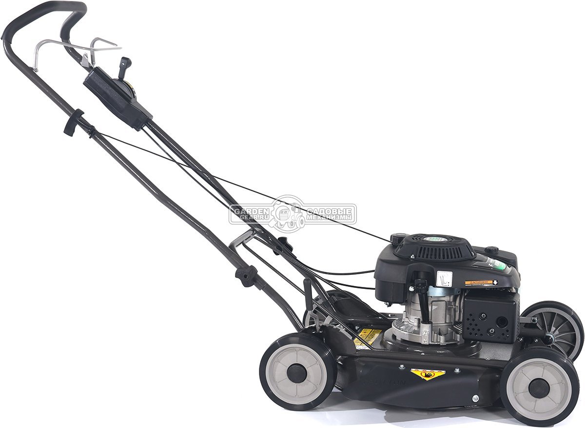 Газонокосилка бензиновая несамоходная Caiman Fasto SD 55CP с боковым выбросом (RUS, 55 см., Caiman Green Engine, 196 см3, сталь, 32 кг)