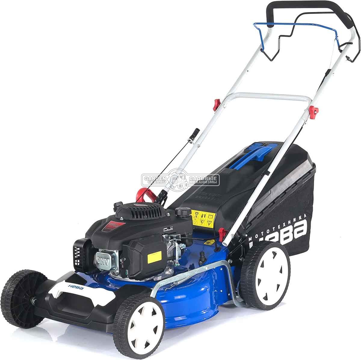 Газонокосилка бензиновая Нева SLP51-LC196 (PRC, 51 см, Нева 196 см3, сталь, 65 л, 3 в 1, 40 кг)