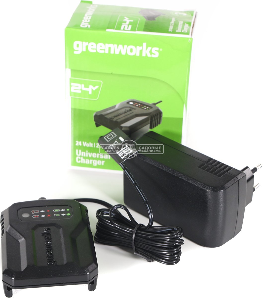 Зарядное устройство GreenWorks G24UC2 для аккумуляторов 24В (2 А)