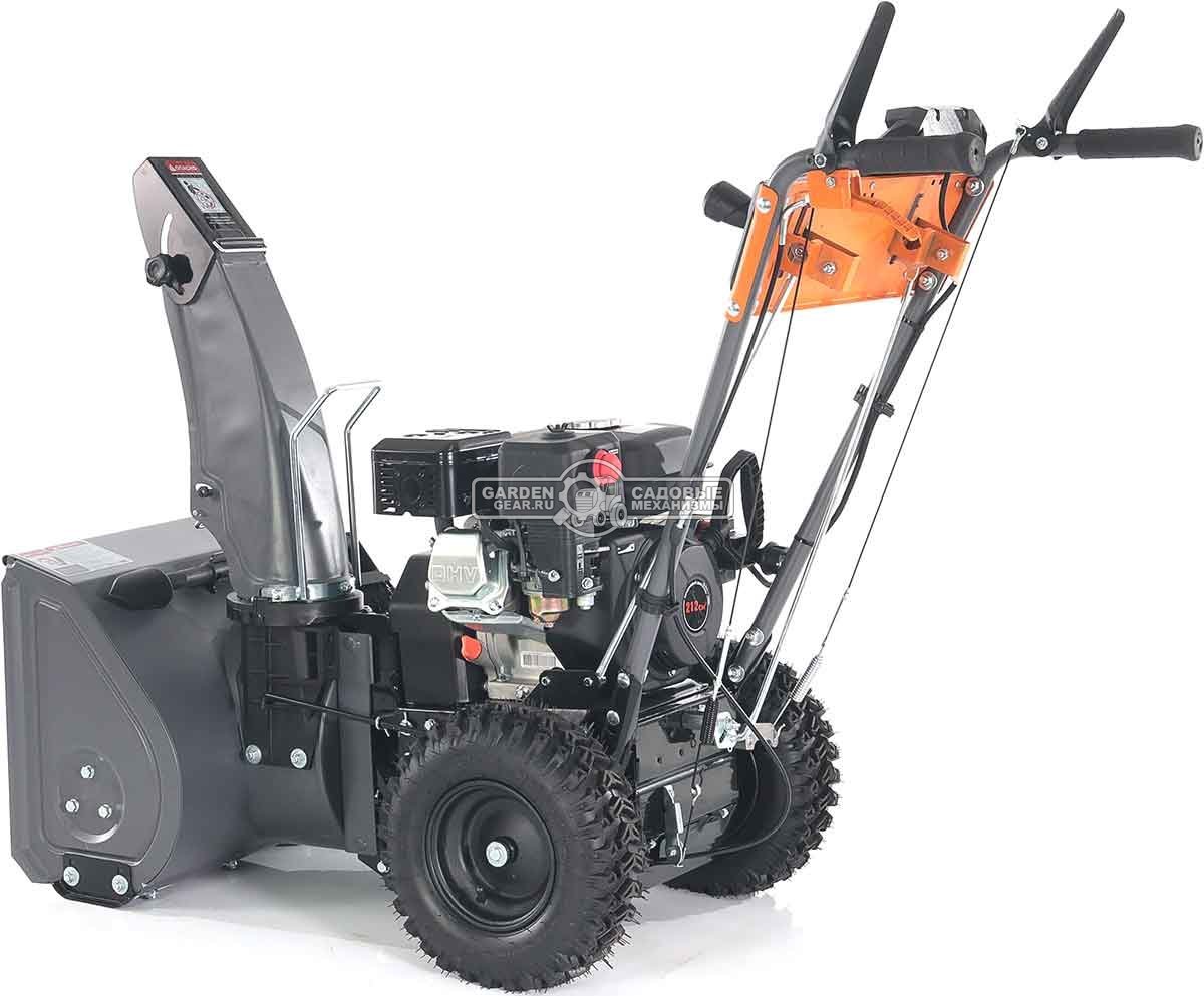 Комбимашина Villartec SW7080E с щеткой 80 см и снегоуборщиком 56 см (PRC, 7,0 л.с., 212 см3, эл/стартер, фара, скорости 5/2, 73 кг)