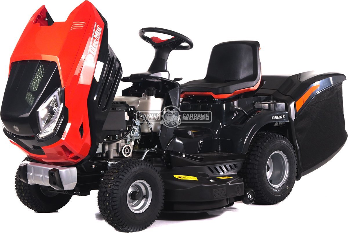Садовый трактор Oleo-Mac OM 102R/16 K (PRC, Emak K 1600 AVD, 452 см3, 102 см., гидростатика, травосборник 300 л., 194 кг.)