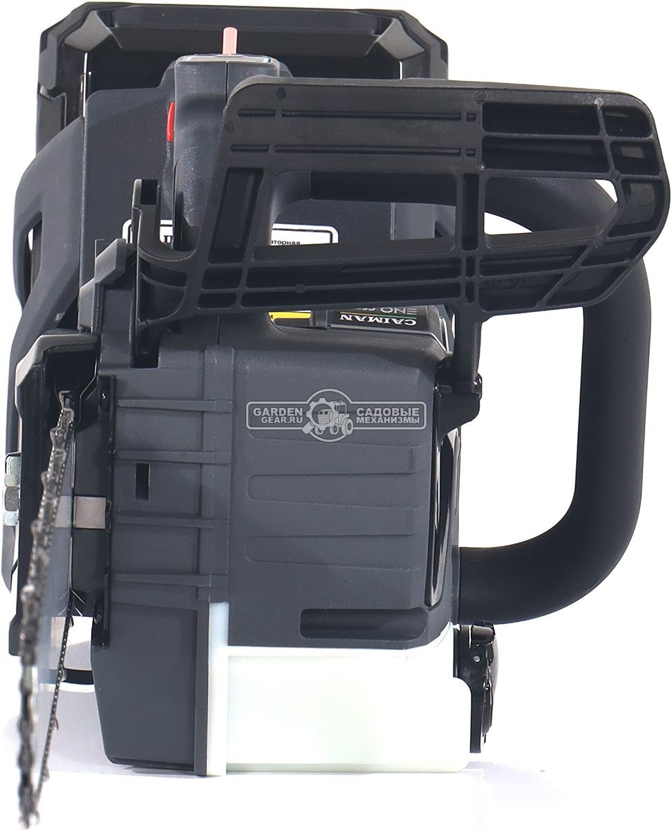 Пила аккумуляторная цепная Caiman ENO CSTi14 14" с АКБ B6040 и ЗУ C6055 (RUS, BL 60В, Standart Connect, 3/8"-1.1-52E, 2,0 кг.)