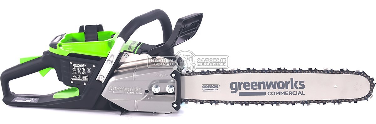 Пила аккумуляторная цепная GreenWorks OCS600 18" без АКБ и ЗУ (PRC, BL 82В, 3.6 кВт, 3/8"-1.3-68E, 4.45 кг)