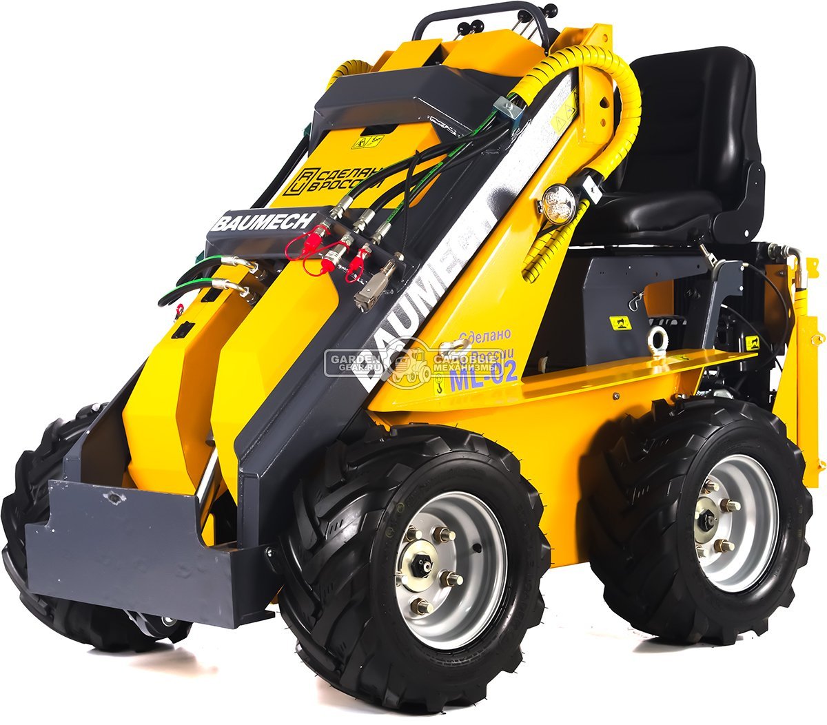 Универсальная машина мини-погрузчик Baumech ML-02 с двигателем Zongshen GB460E