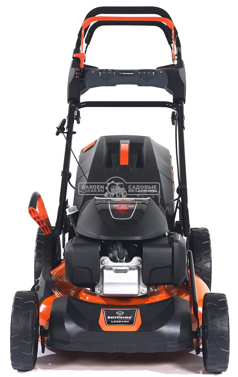 Газонокосилка бензиновая Holzfforma LC251HV (PRC, 51 см, Honda 166 см3, 3 в 1, Quattro Blade, вариатор, 65 л, 35 кг)