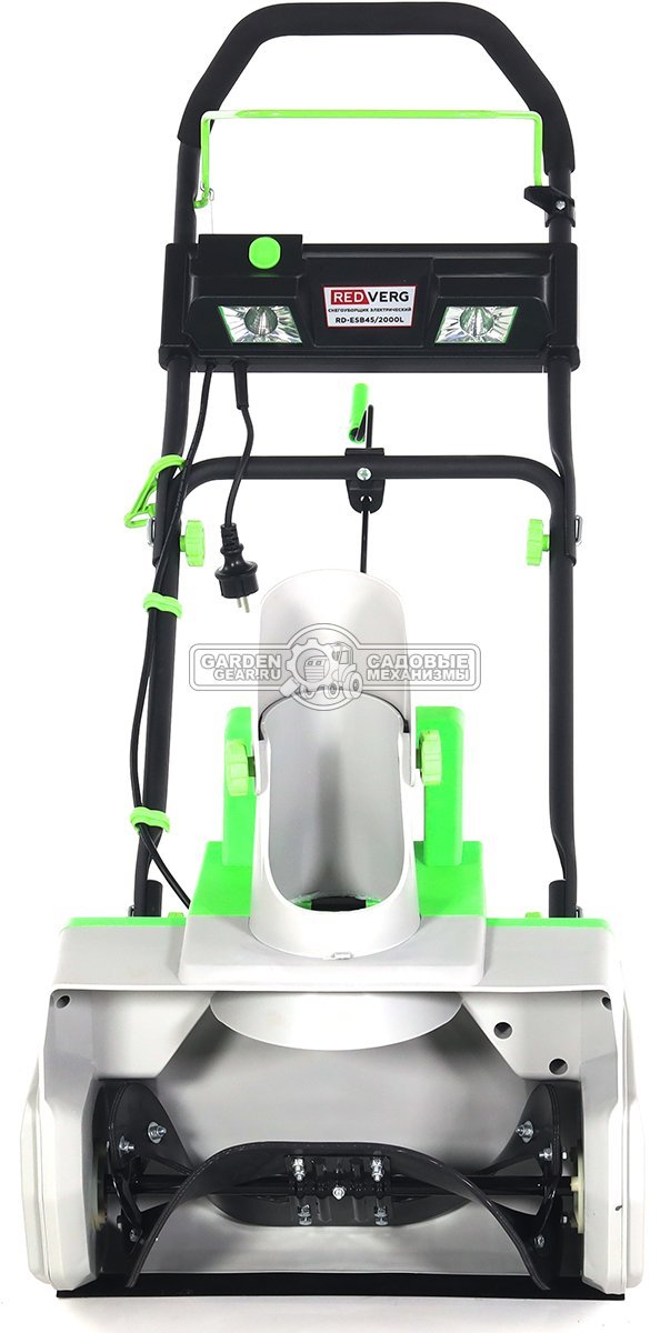 Снегоуборщик электрический RedVerg RD-ESB45/2000L (PRC, 45 см, 2000 Вт, фара, 15 кг) 