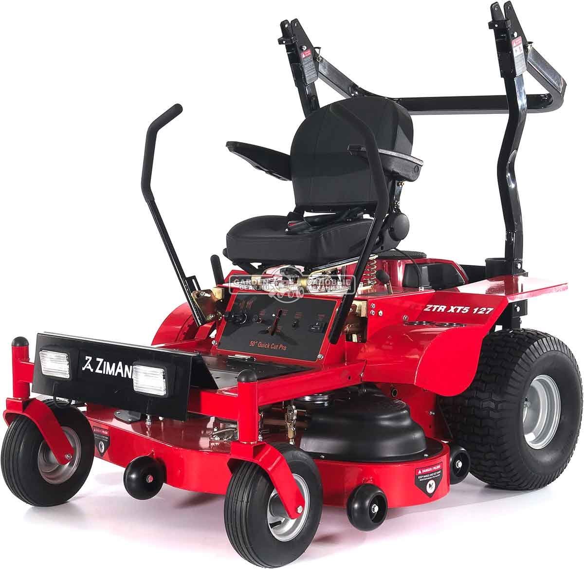 Садовый райдер ZimAni XT5 127 H-Pro с усиленной декой с нулевым радиусом разворота (PRC, Honda GXV690, 688 куб.см, гидростатика, 127 см, 450 кг)