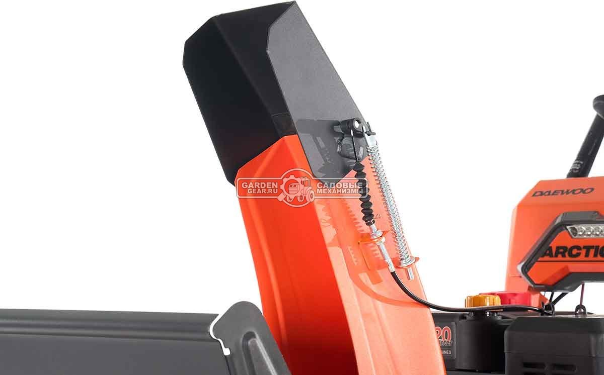 Снегоуборщик Daewoo DAST 1590 гусеничный (PRC, 88 см., Daewoo, 420 см3, эл/стартер 220В, фара, 3-х угольные гусеницы, 140 кг.)