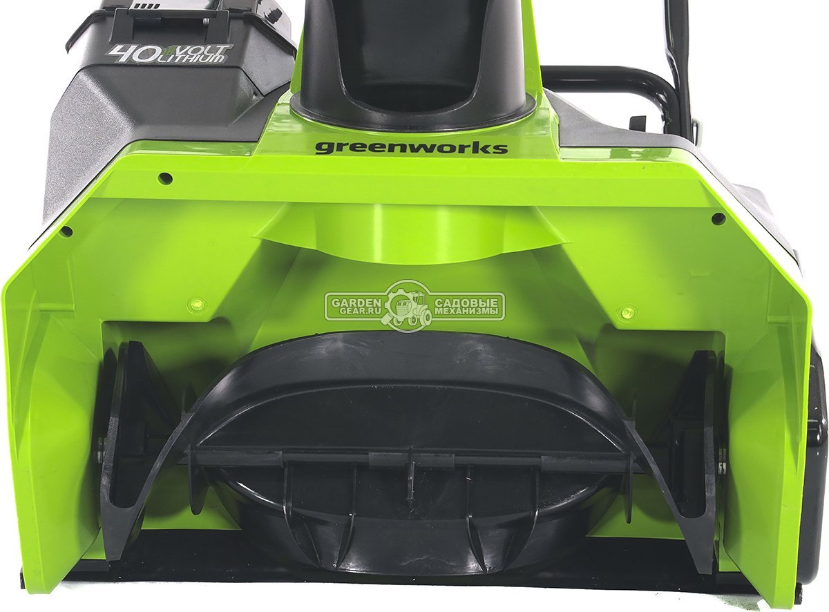Снегоуборщик аккумуляторный GreenWorks GD40ST без АКБ и ЗУ (PRC, BL 40В, ширина 51 см, фара, 15 кг)