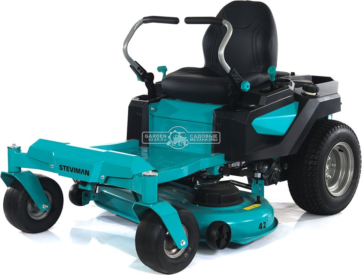 Садовый райдер Steviman ZR-107 HQ с нулевым радиусом разворота (PRC, Loncin, 586 куб.см., гидростатика, ширина кошения 107 см., 227 кг.)