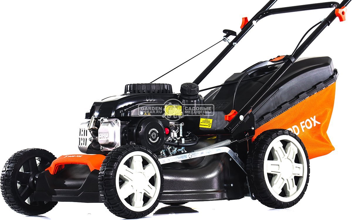 Газонокосилка бензиновая Yard Fox 46S (PRC, 46 см, Zongsheng NP150, 149 см3, сталь, 3 в 1, 60 л, 27.9 кг)