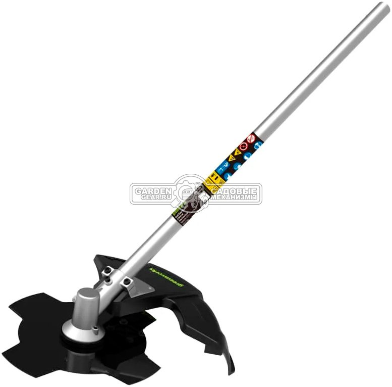 Насадка с 4-х лопастным ножом Greenworks 2934807 для мотокос с разъемом GD40BC / GD40BCB / GST1246 